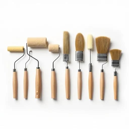Set rodillos y brochas profesional 12 pzs