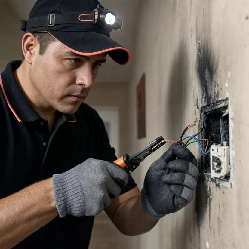 Cortocircuito Urgente — Atención Eléctrica de Emergencia 24/7