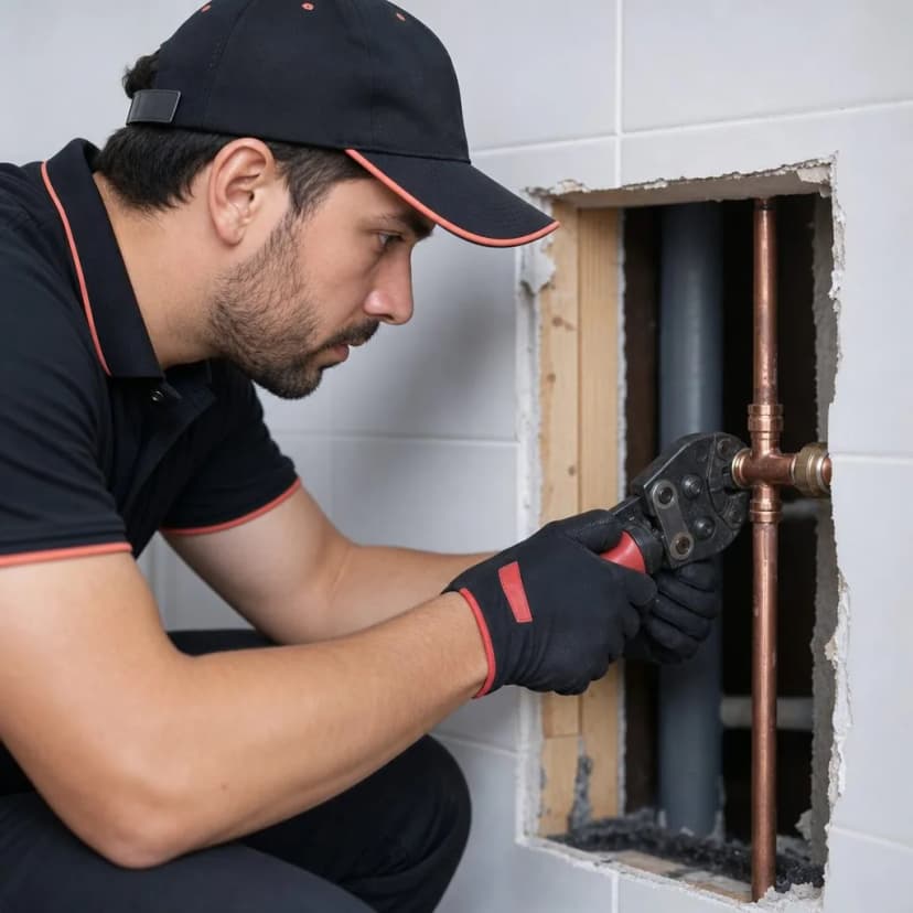 Detección y Reparación de Fuga Empotrada